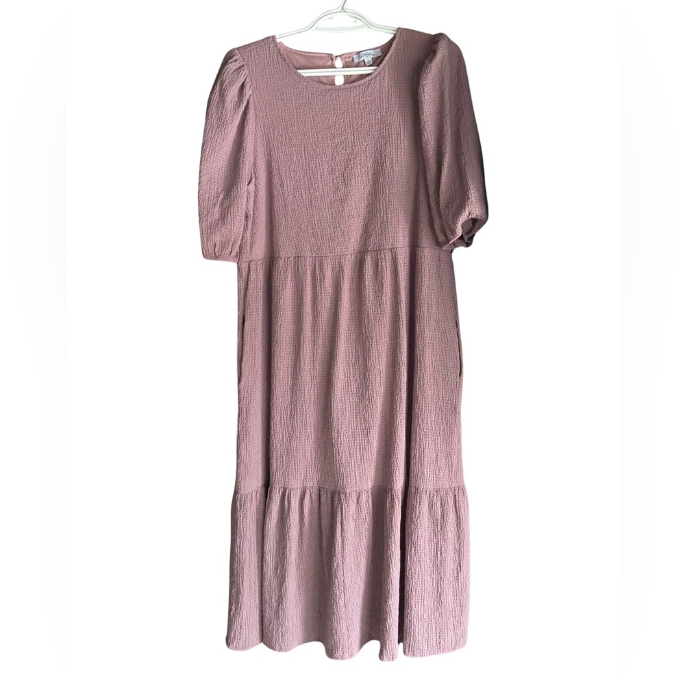 Elegant Light Purple Midi Dress